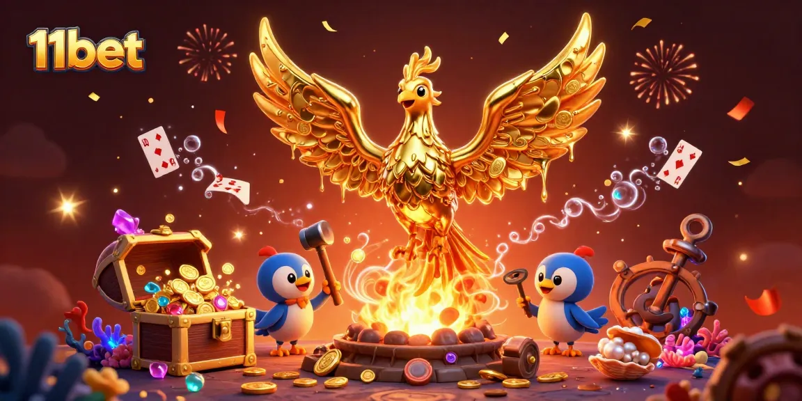 Engage with the thrilling experience of 11bet while the golden phoenix transforms into coins!