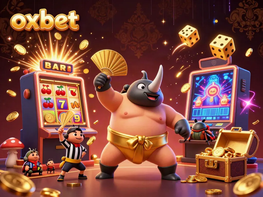 Experience thrilling casino entertainment at Oxbet with dynamic characters and vibrant game elements.