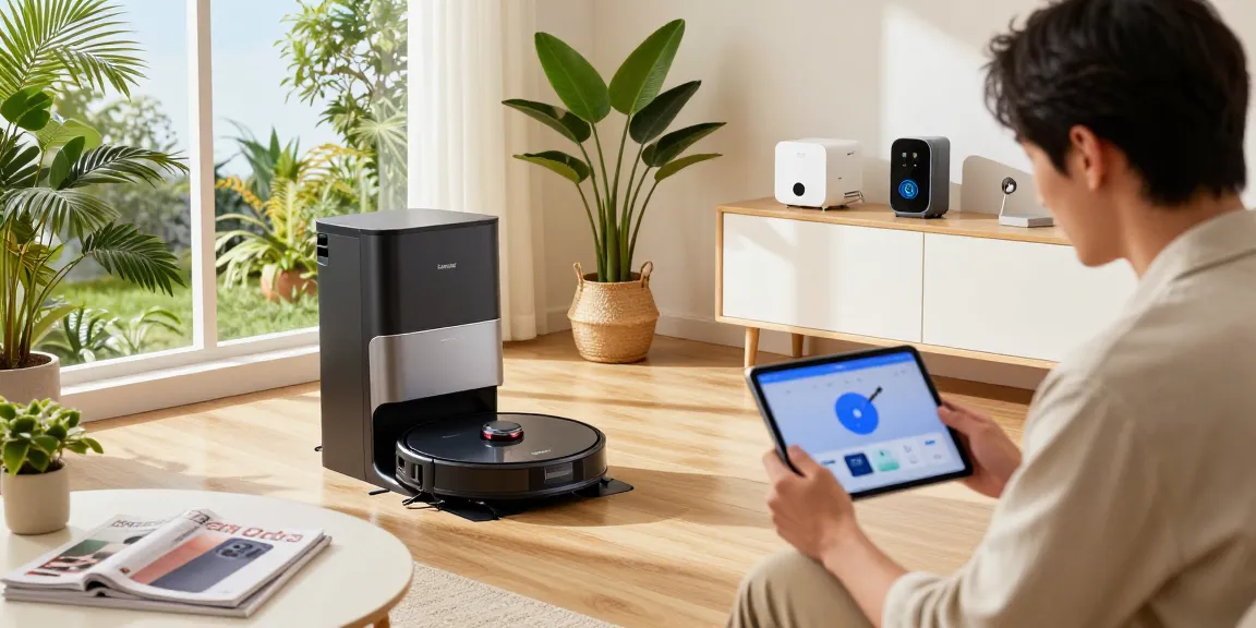 Roborock 2026 showcased in a modern home setting, demonstrating its innovative cleaning features.