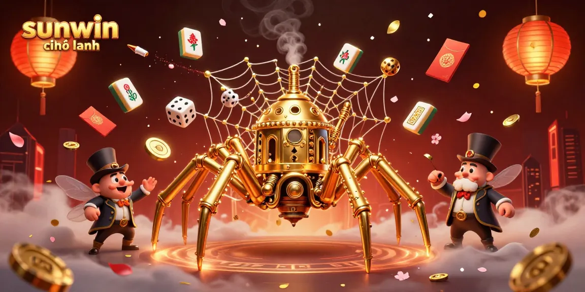 Experience thrilling gameplay at sunwin chính hãng with steampunk elements and casino imagery.